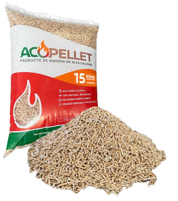 Bolsa de pellet AcoPellet 15kg Grado A1